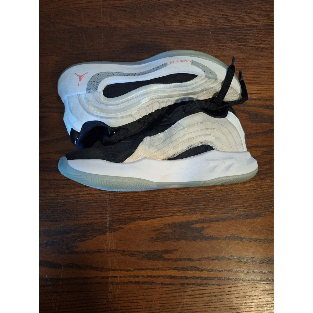 Jordan Luka 2 Orca Black White Orange Basketball Shoes HJ5225-101 Kids Size 5Y